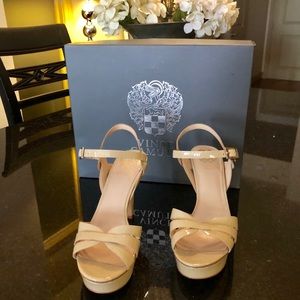 Petal patent leather heels. Brand new.